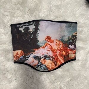 SHEIN Graphic Tube Top